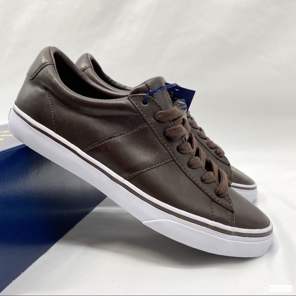 Polo by Ralph Lauren Shoes | Ralph Lauren Sayer SK-VLC Leather Brown Shoes | Color: Brown | Size: 9.5 | Marcus1971's Closet